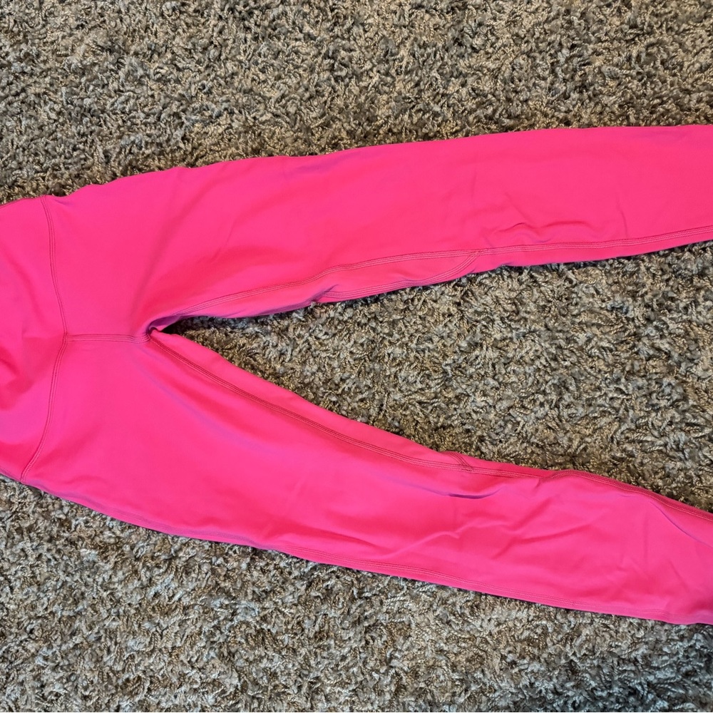 sonic pink lululemon leggings